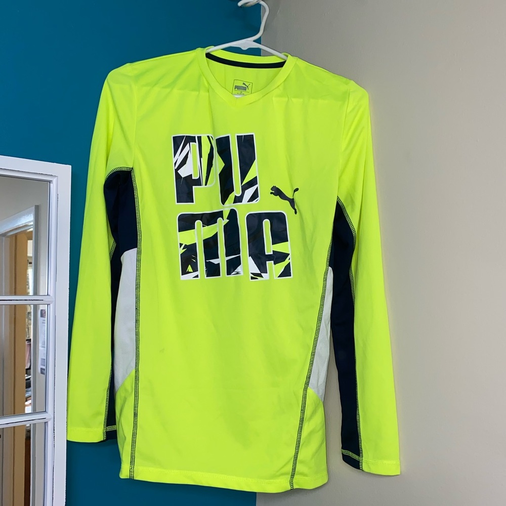Dry fit Yellow Puma Shirt